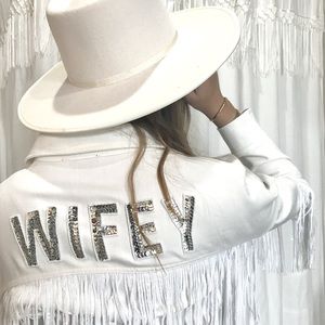 EASTNWEST Wifey Fringe Jacket